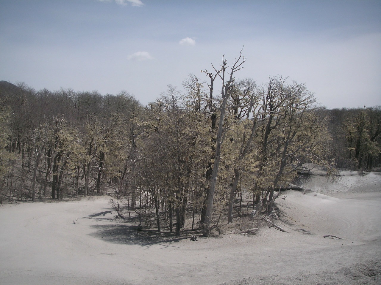 chile volcanic ash landscape free photo