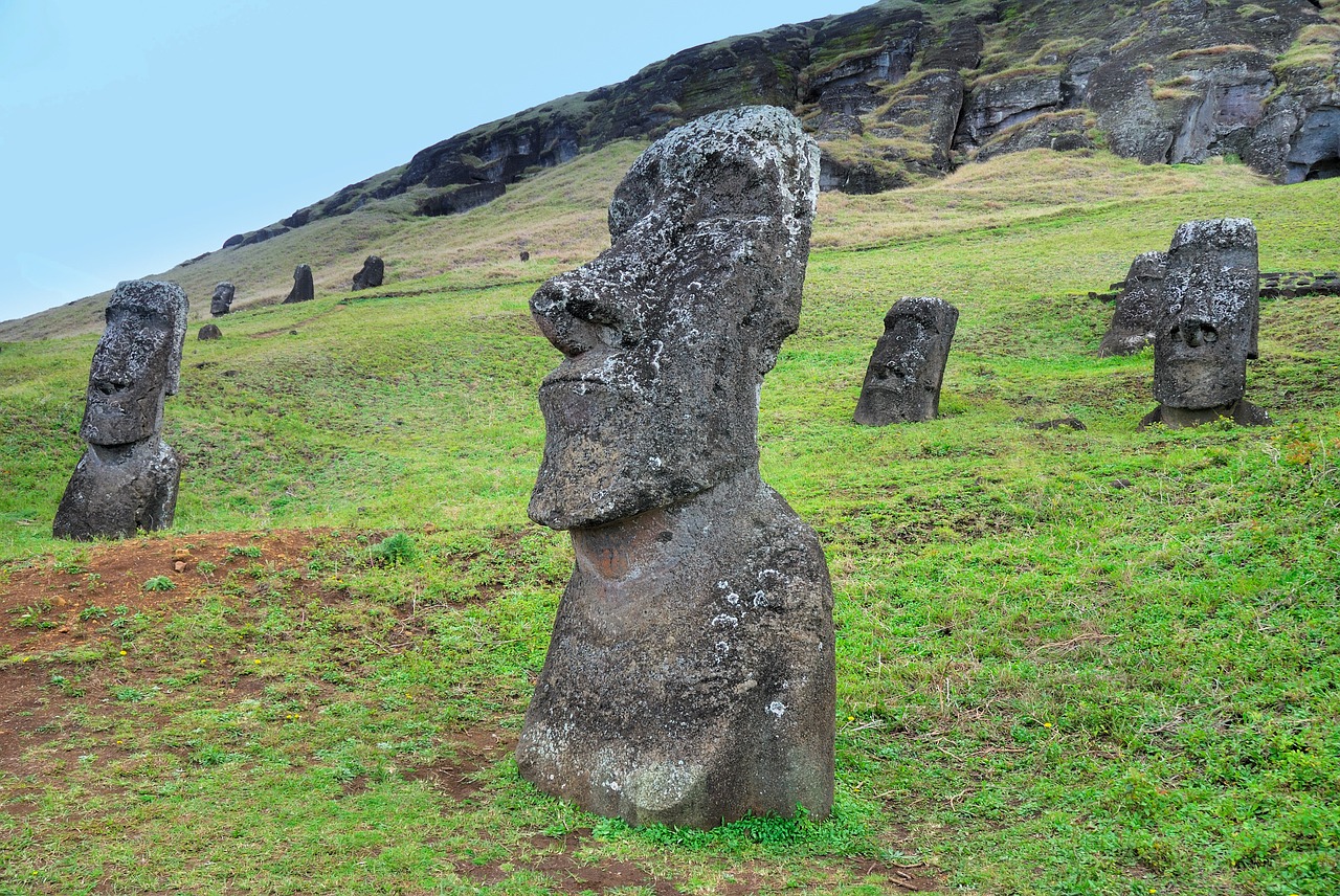 chile easter island moai free photo