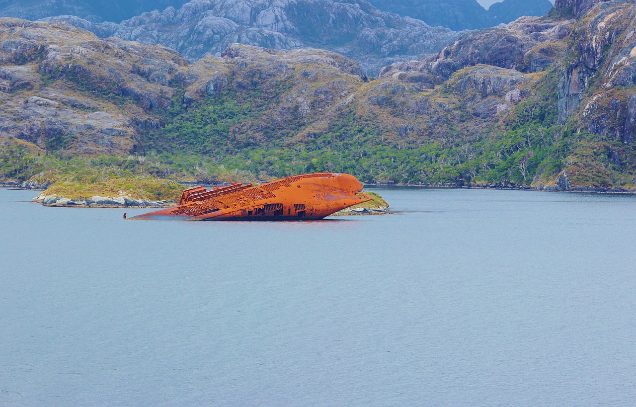 chile shipwreck patagonia free photo