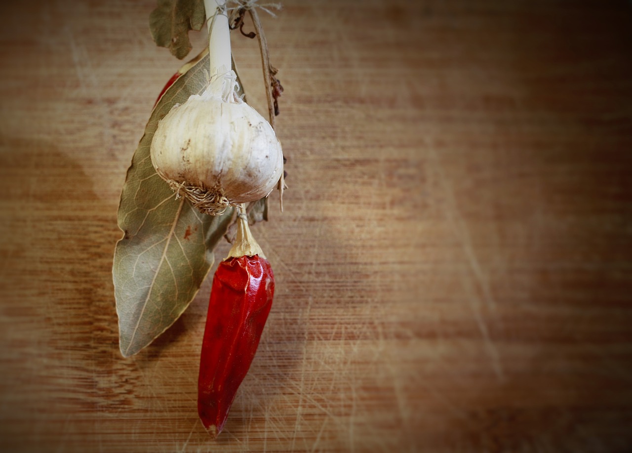 chili garlic healthy free photo