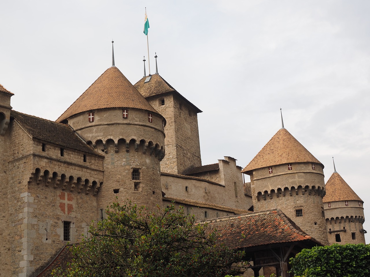 chillon castle castle chillon free photo