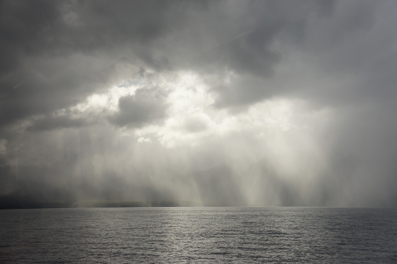 chiloé clouds storm free photo