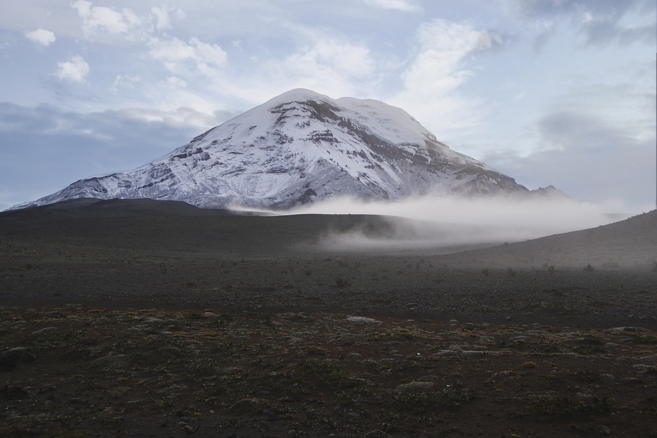 chimborazo  ecuador  volcano free photo