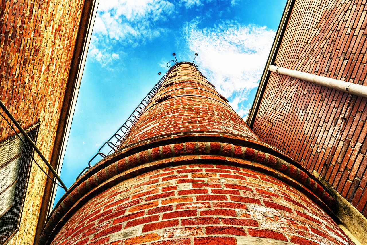 chimney industry brick free photo