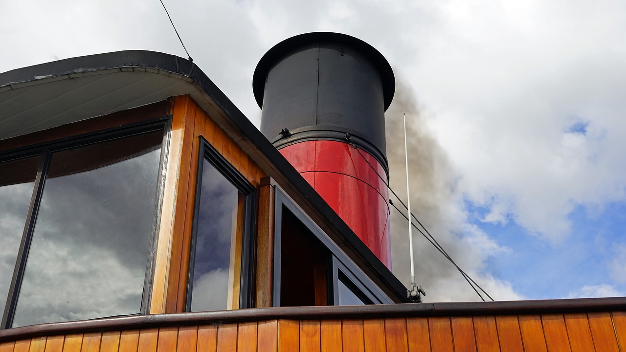 chimney steamer steam free photo