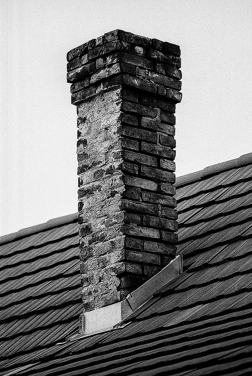 chimney rural old free photo