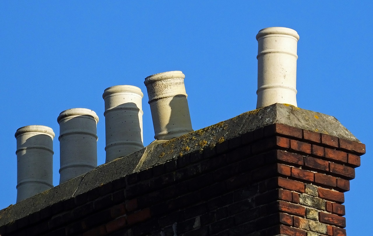 chimney  roof top  roof free photo