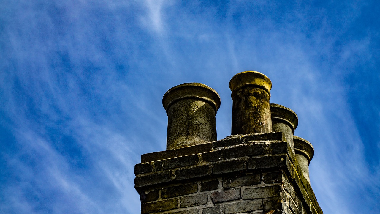chimney  sky  pollution free photo