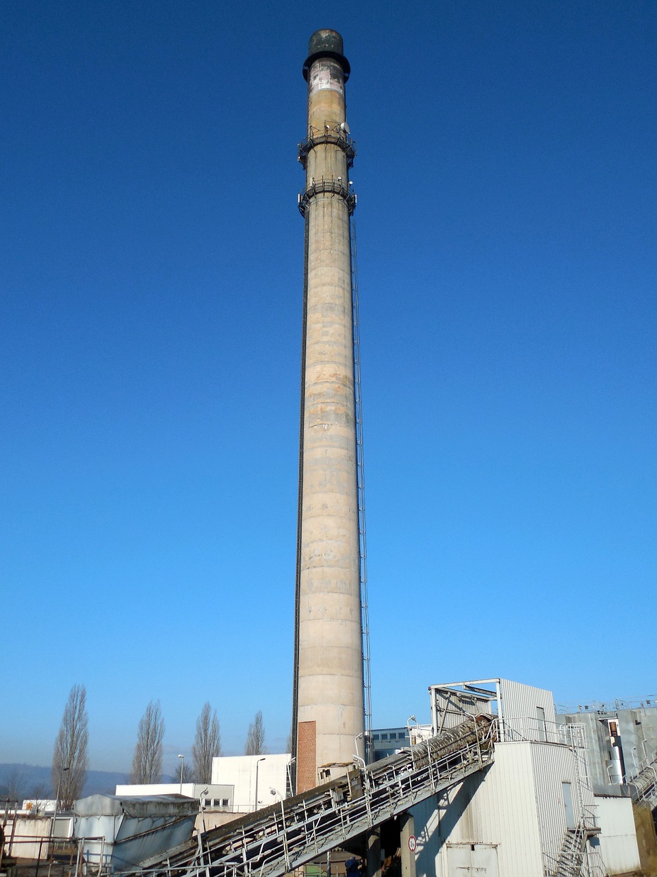 chimney industry industrial plant free photo