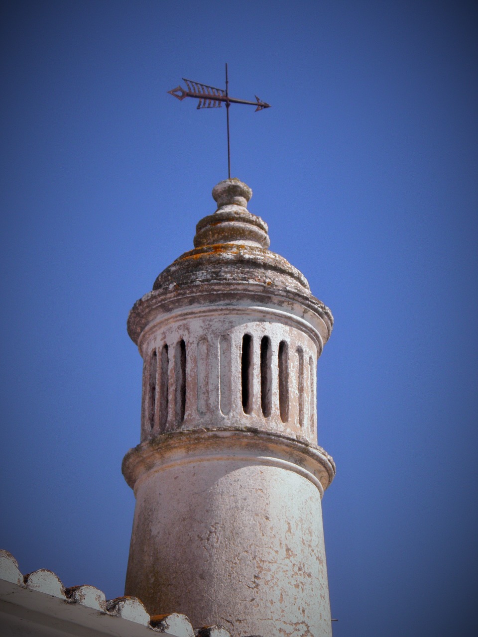 chimney weathervane algarve free photo