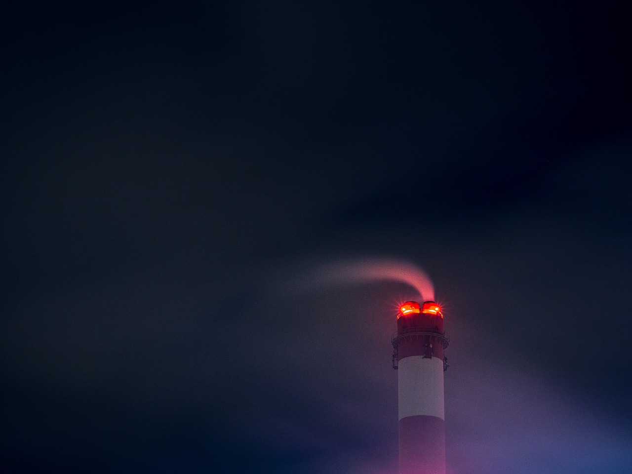 chimney smoke power plant free photo