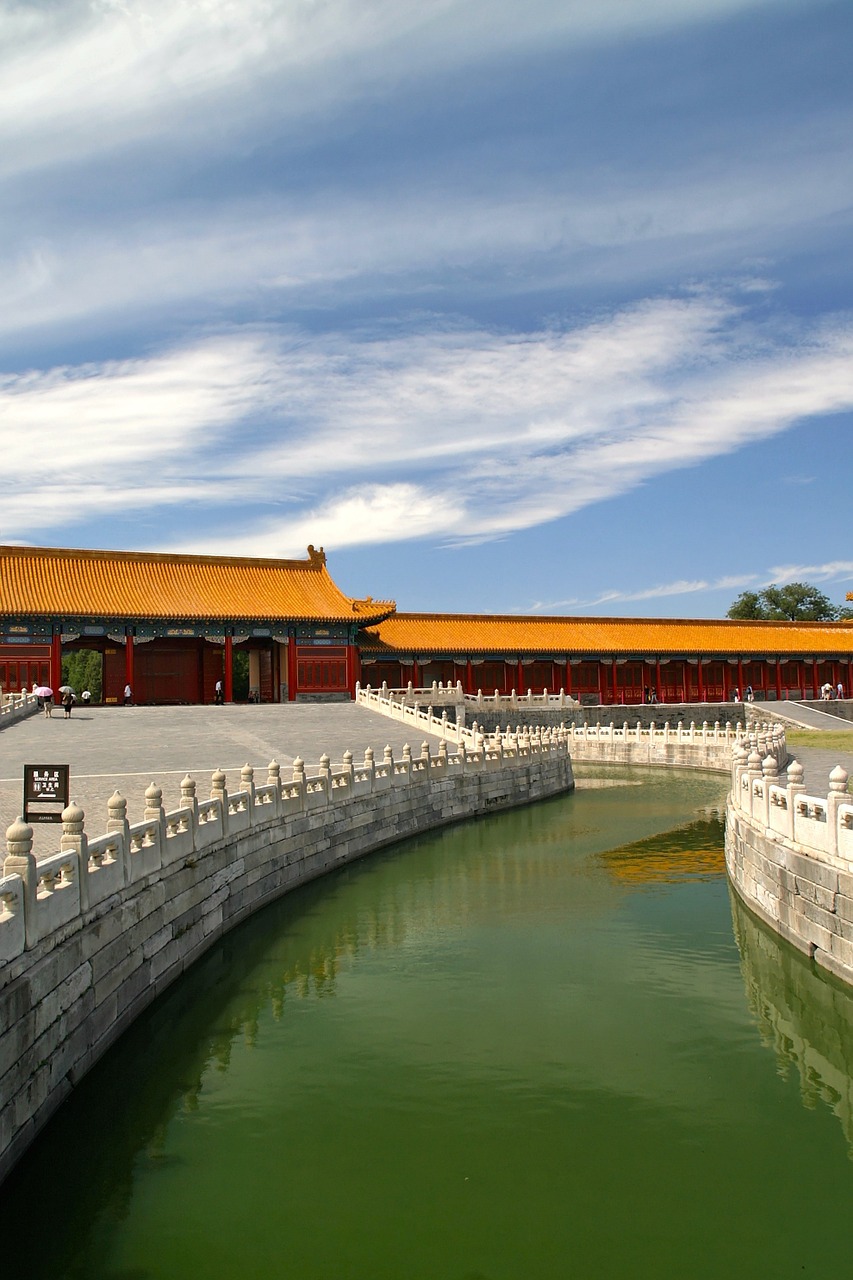 china water forbidden city free photo