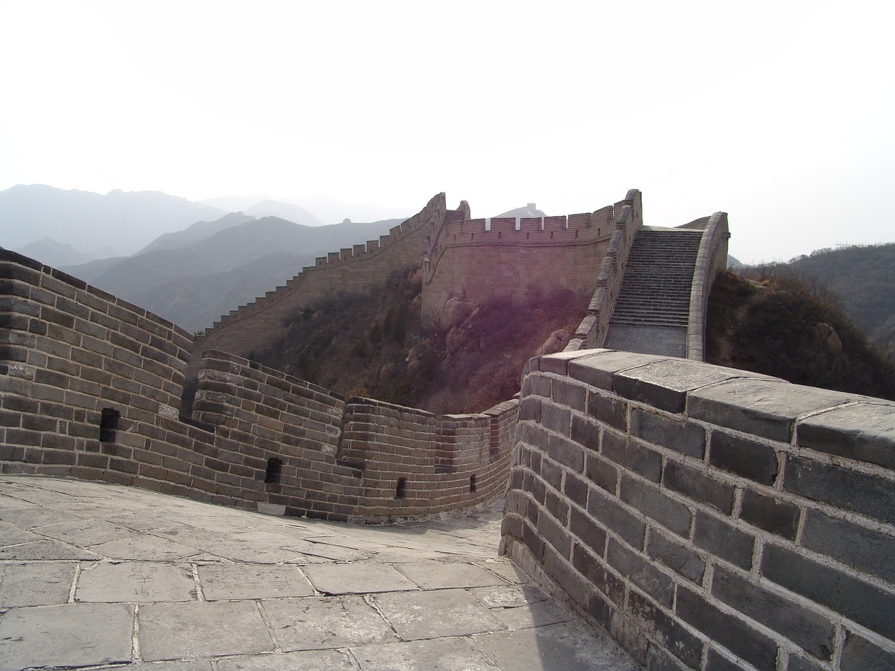 china wall beijing free photo