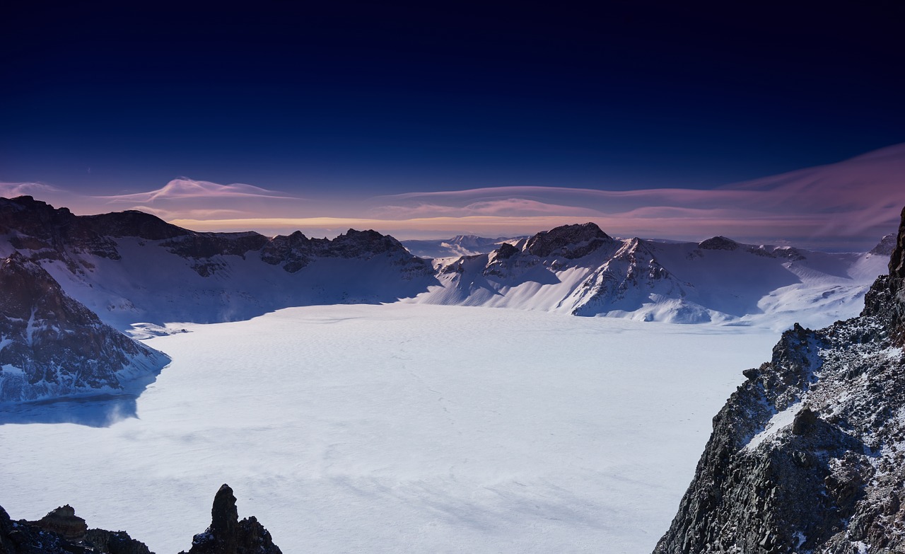 china changbai mountain winter free photo