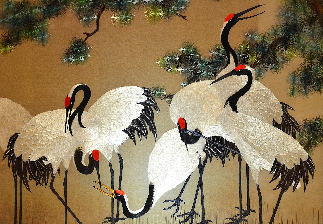china art tapestry free photo