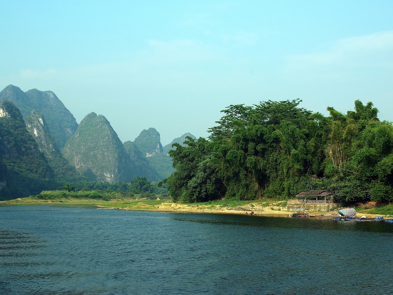 china yangshuo li river free photo