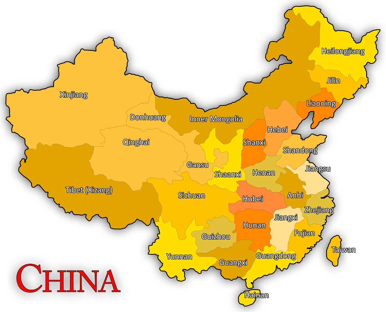 china map chinese free photo