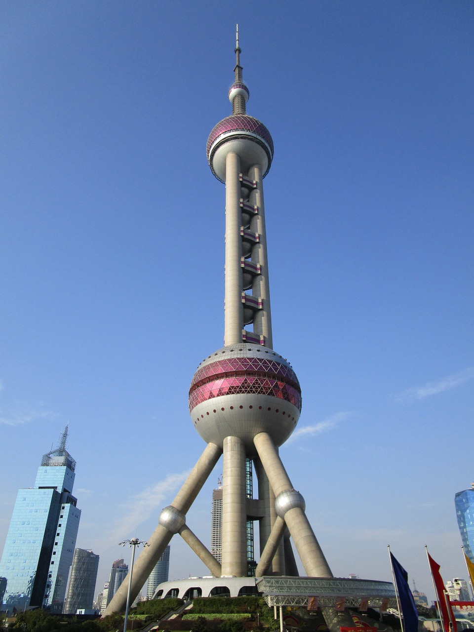 china shanghai oriental pearl tower free photo