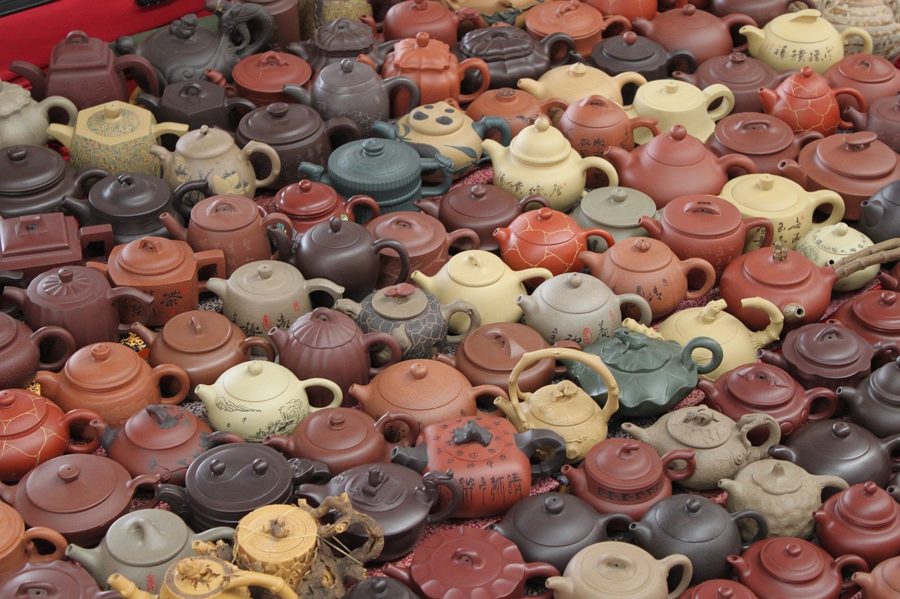 china teapots craft free photo