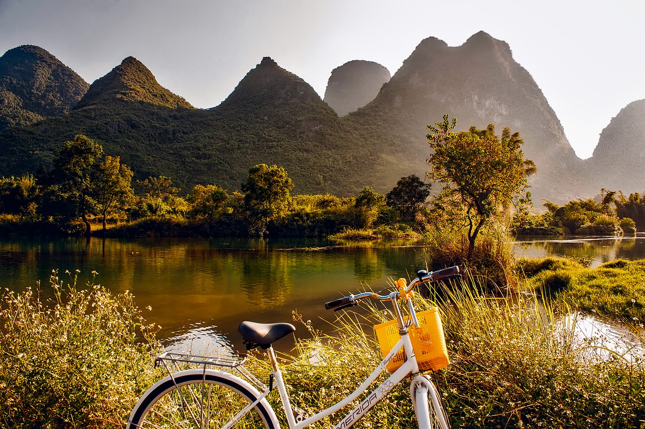 china landscape sunrise free photo