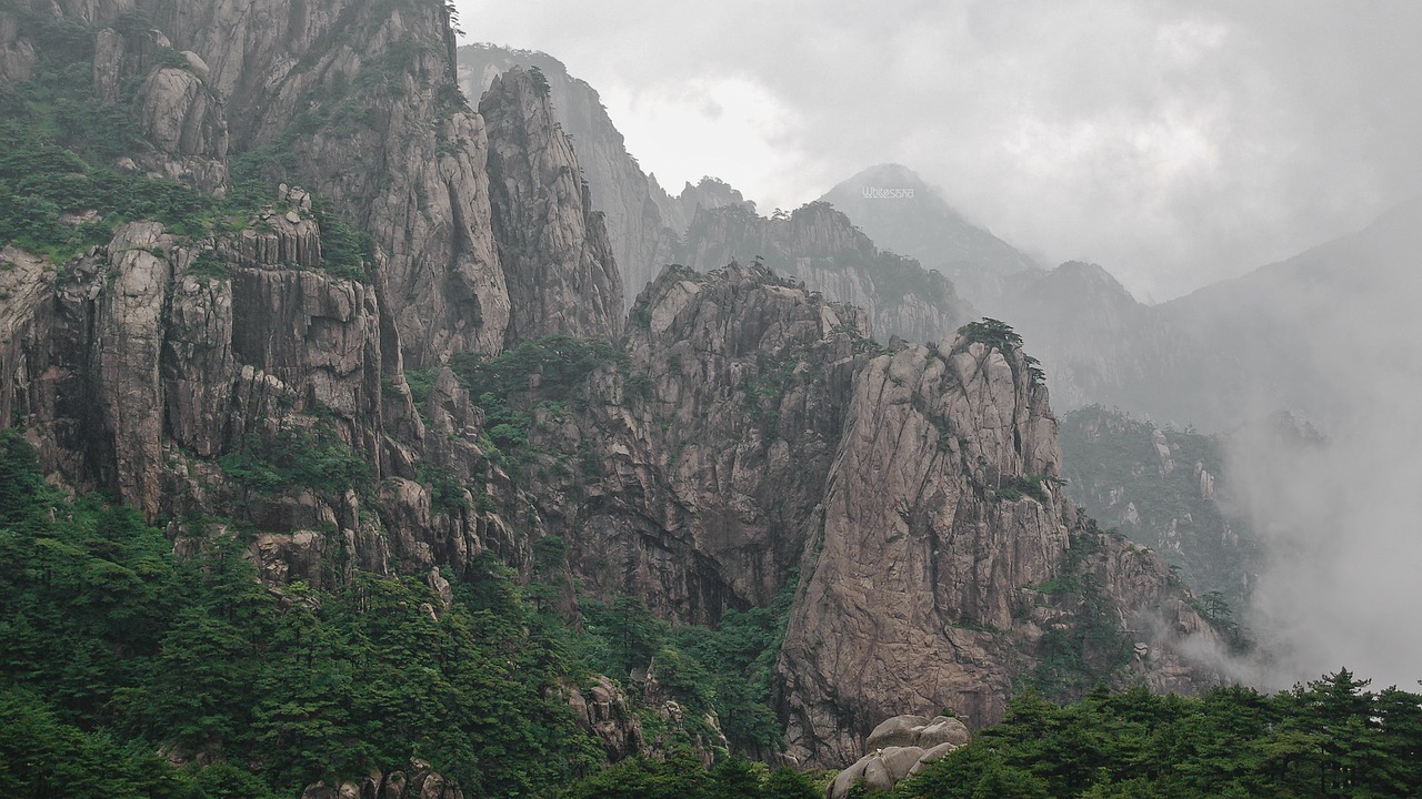 china mountains cliff free photo