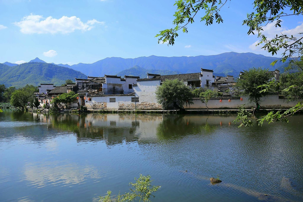 china huangshan lake free photo