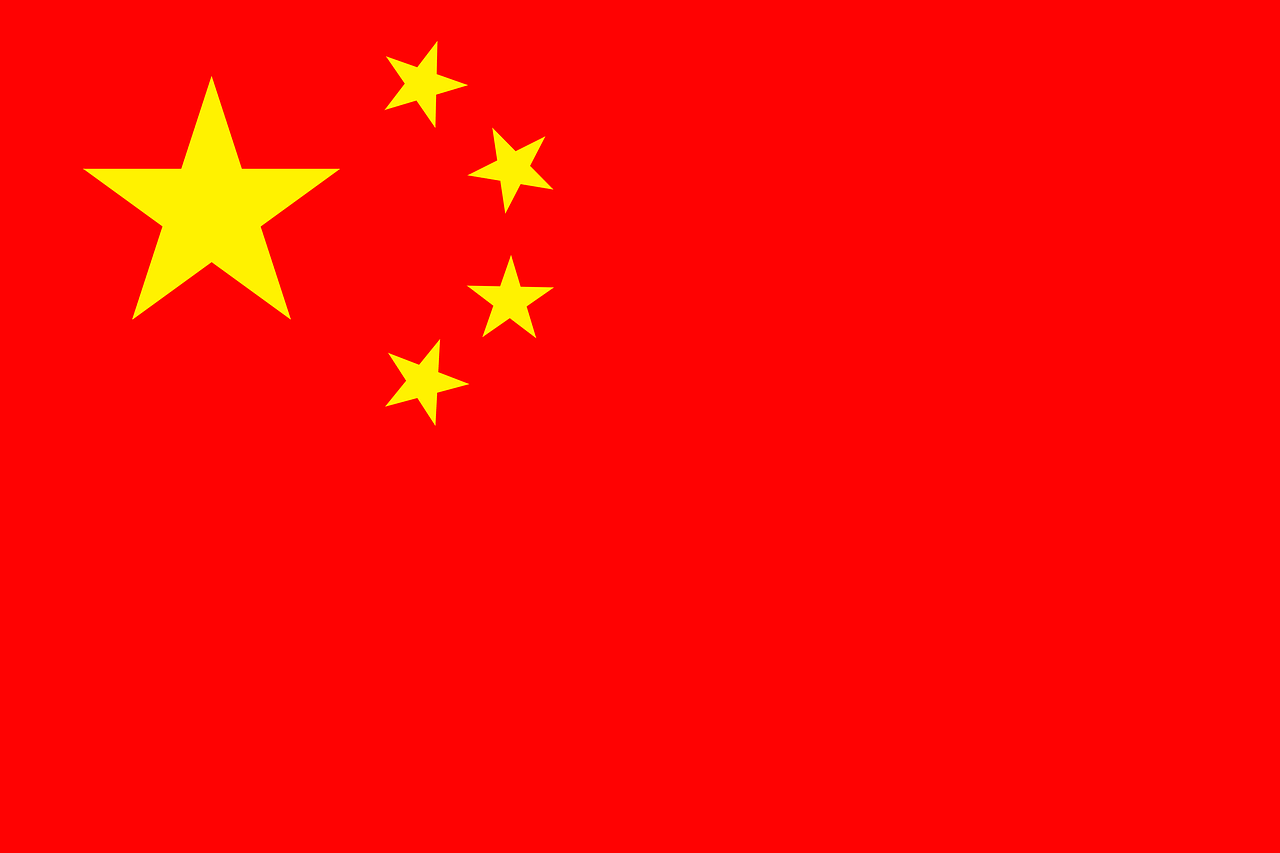 china five star flag free photo