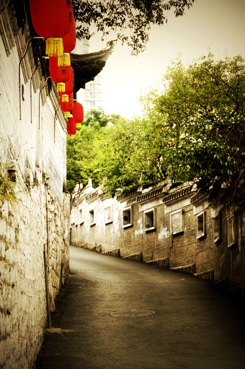 china landscape walkway free photo
