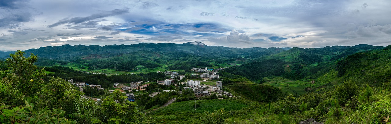 china guizhou 晴隆县 purple horse township free photo