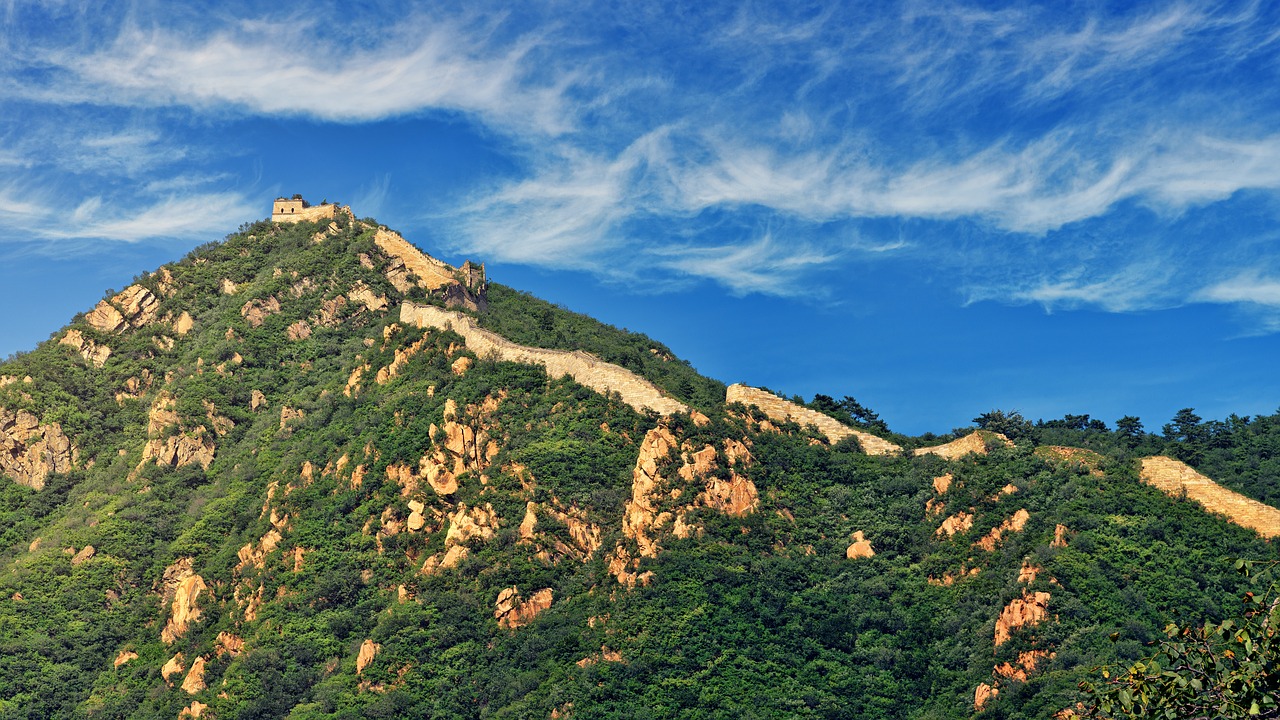 china  wall  landmark free photo