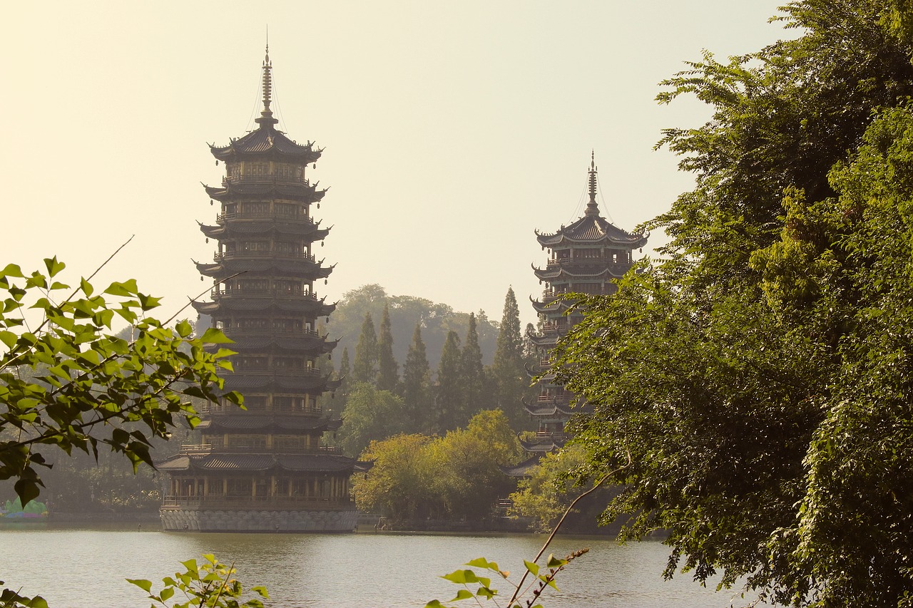 china  guilin  pagoda free photo