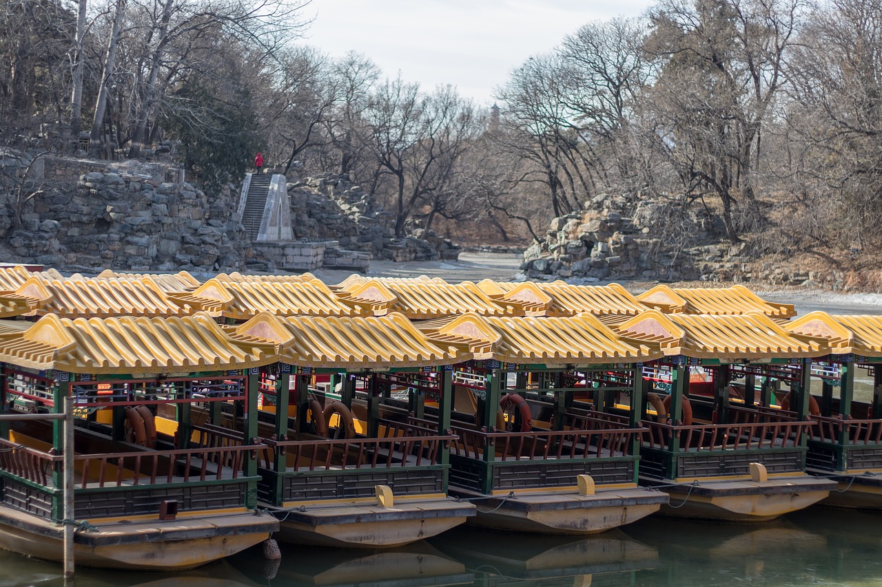 china  boats  lake free photo