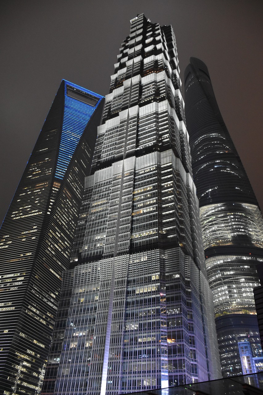 china  shanghai  skyscraper free photo
