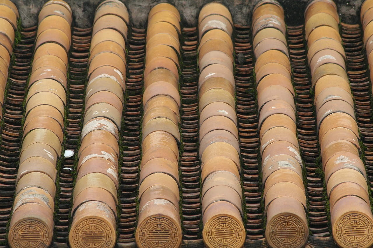 china  roof  architecture free photo