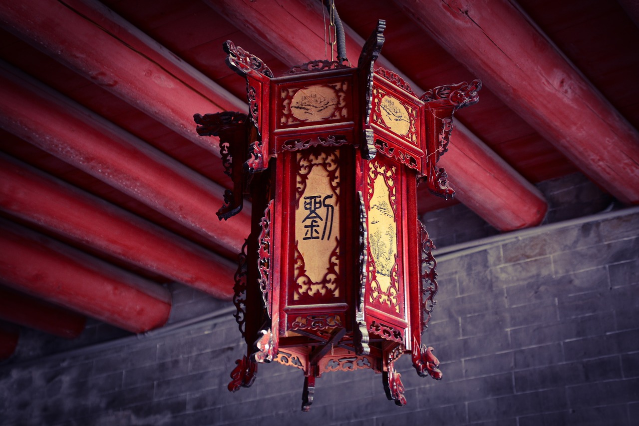 china  lantern  indoor free photo