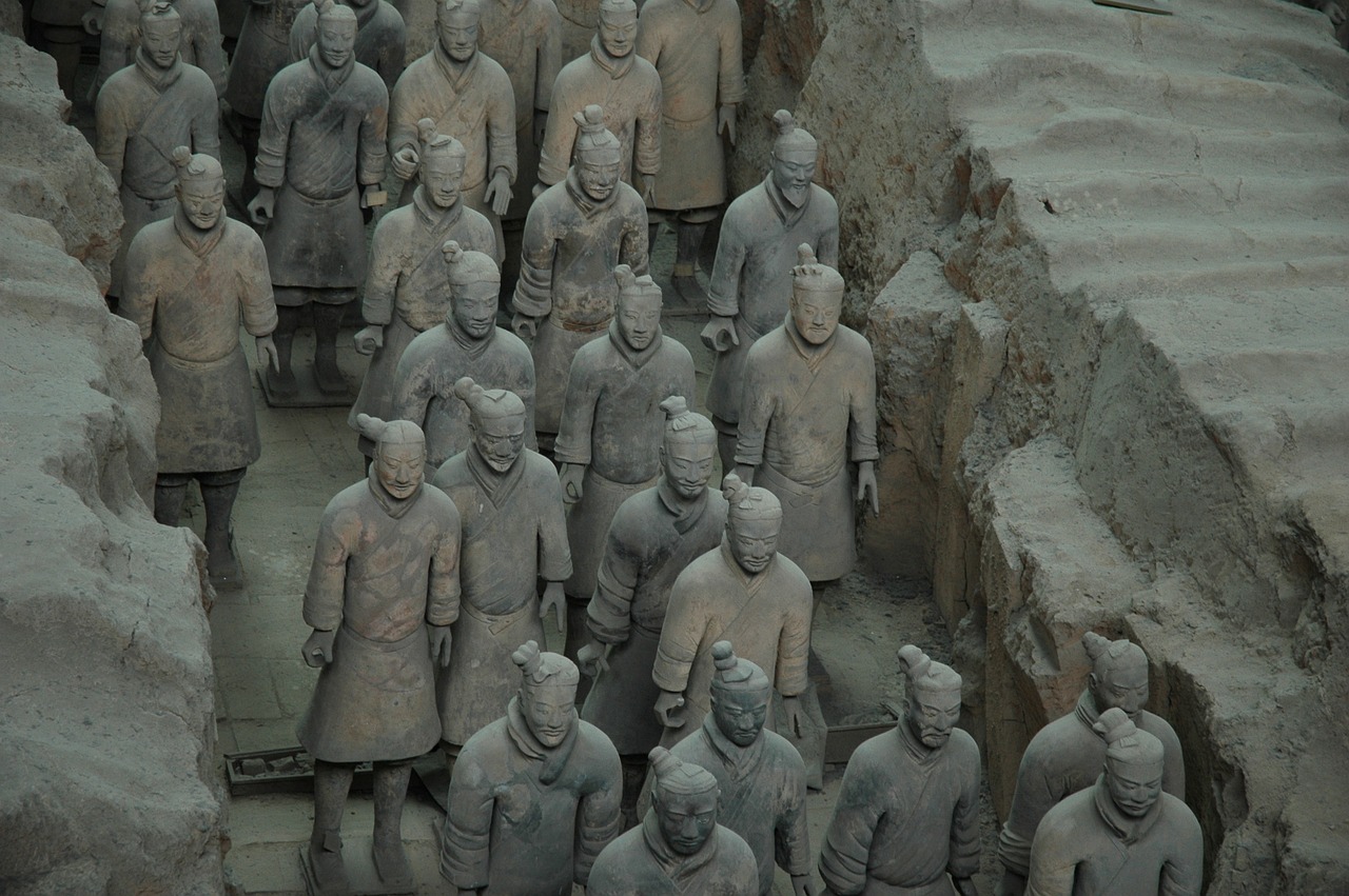 china terracotta warriors travel free photo