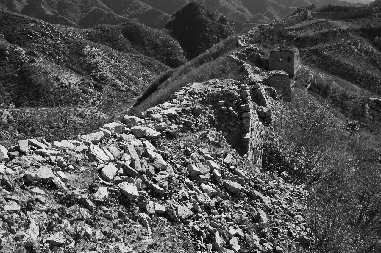 china history the great wall free photo