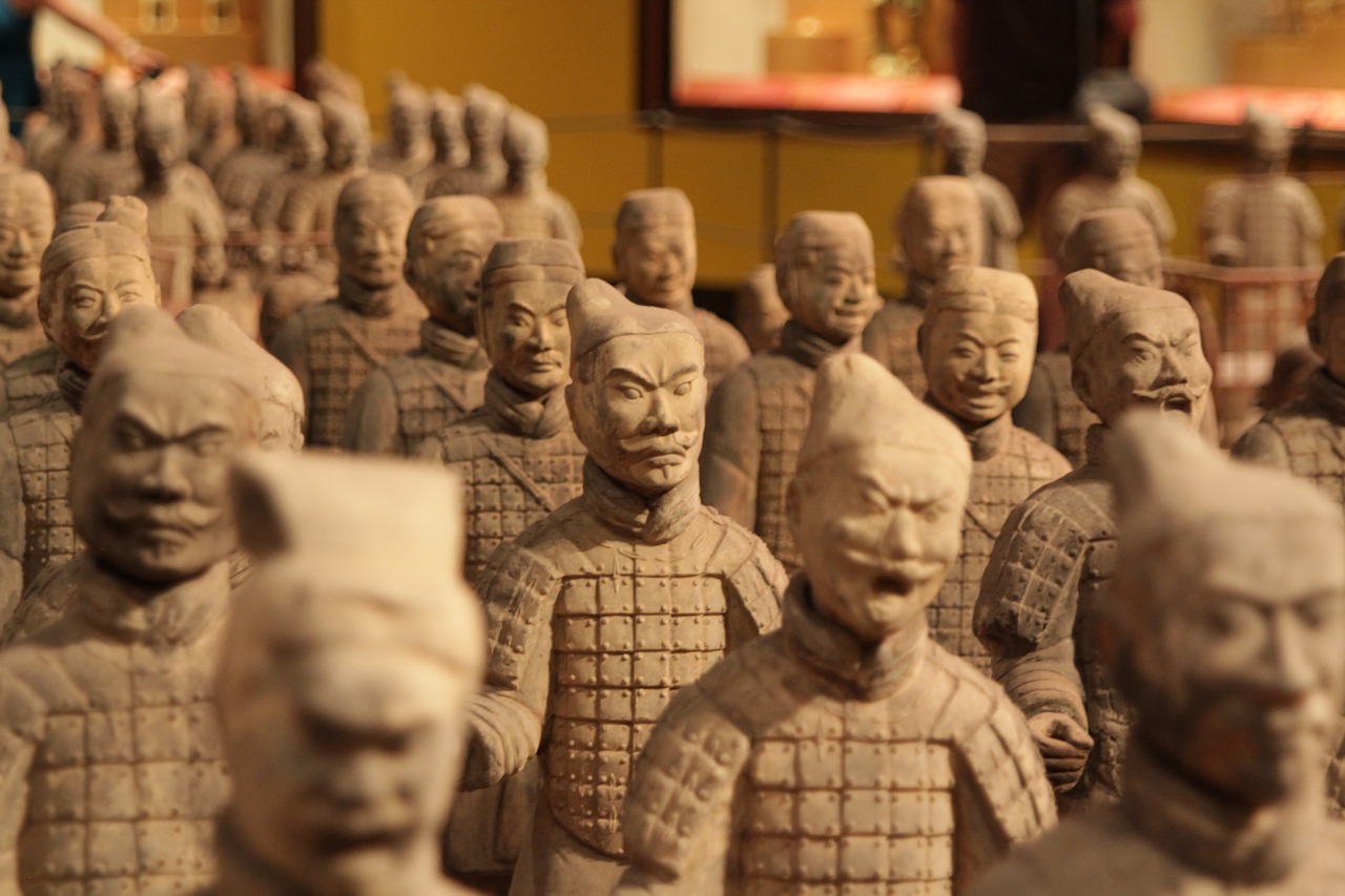 china soldiers terracotta free photo