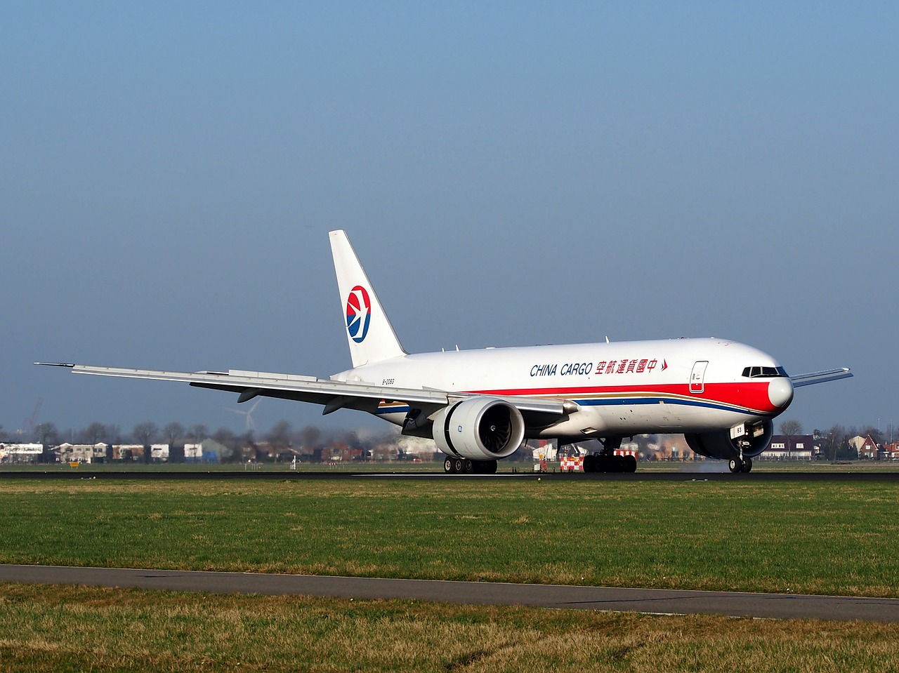 china cargo airlines boeing 777 aircraft free photo