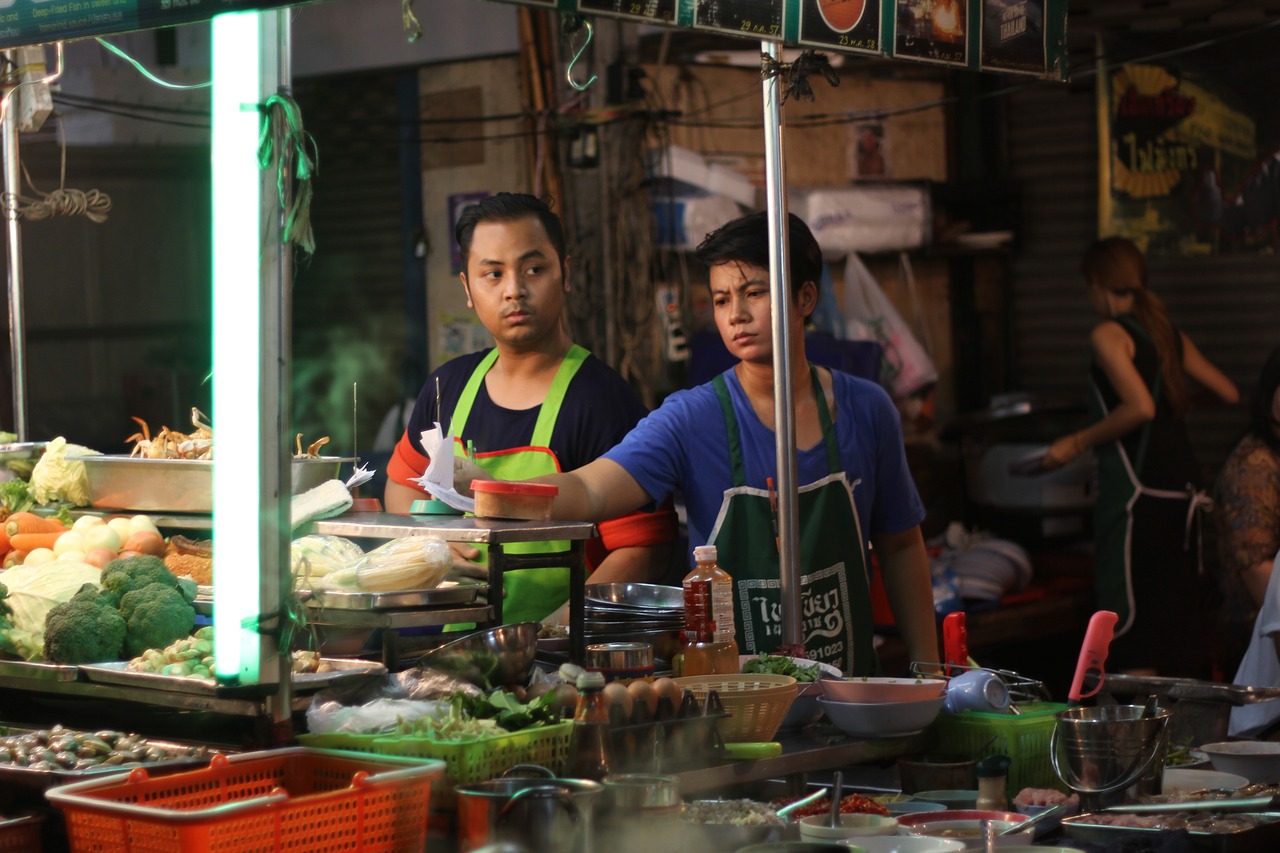 china town food bangkok free photo