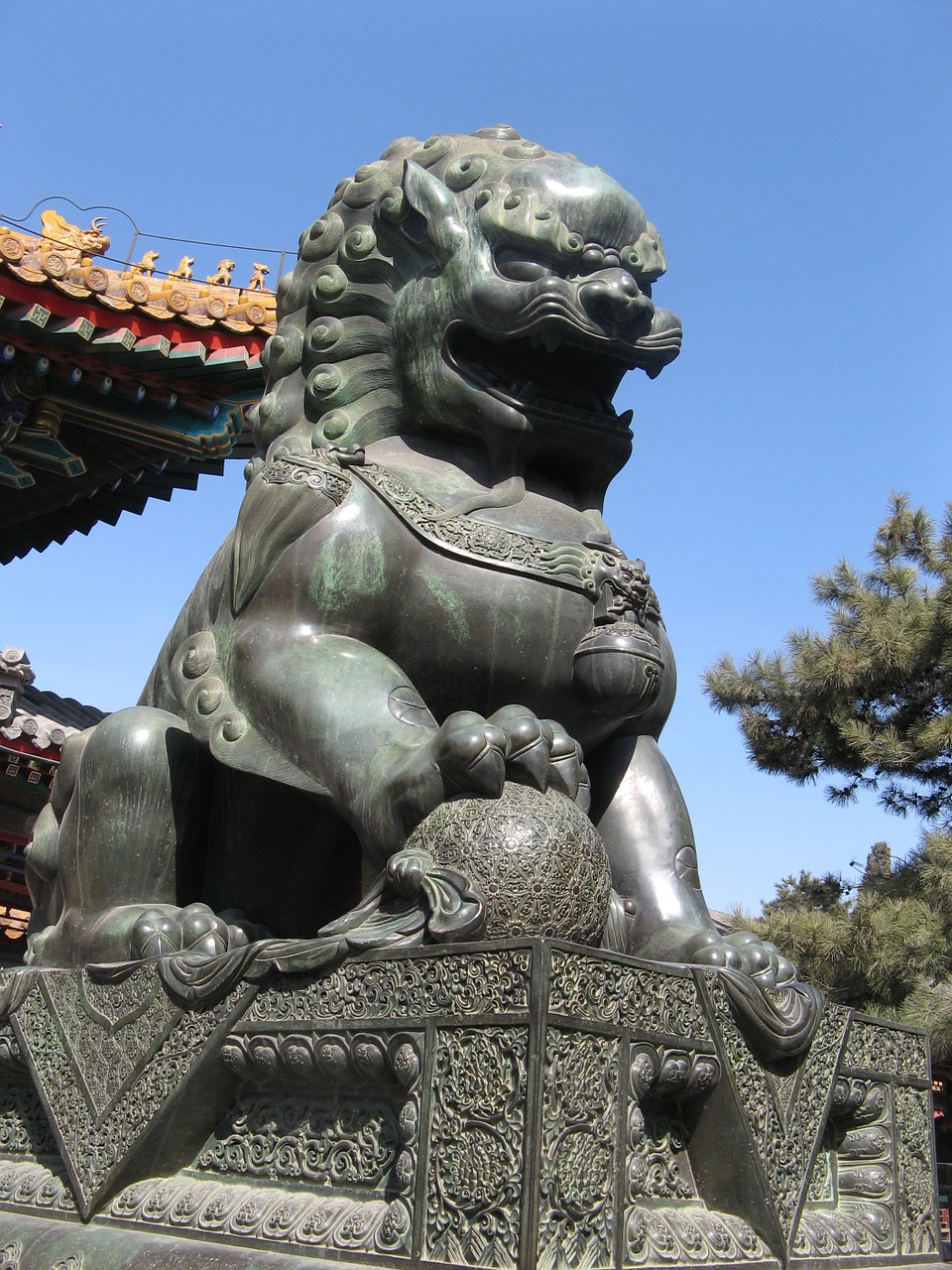 china wind lion views free photo