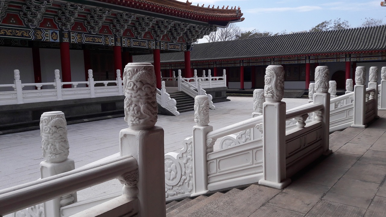china wind construction confucian temple free photo