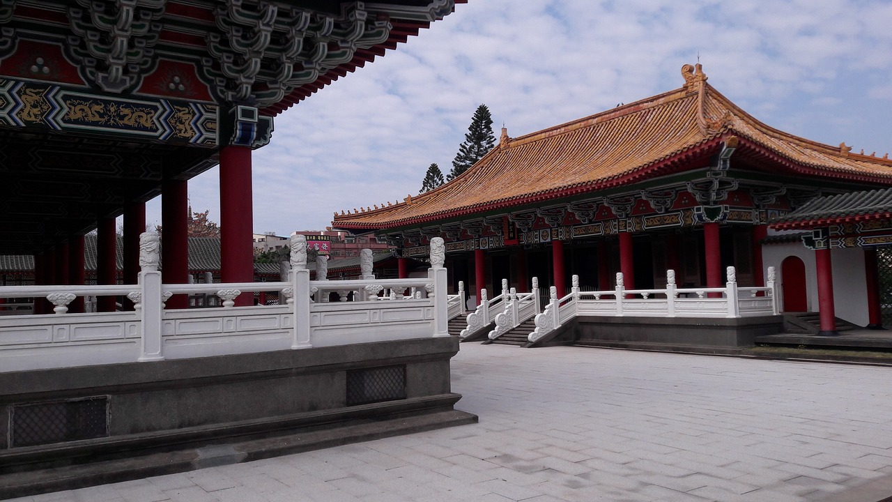 china wind construction confucian temple free photo