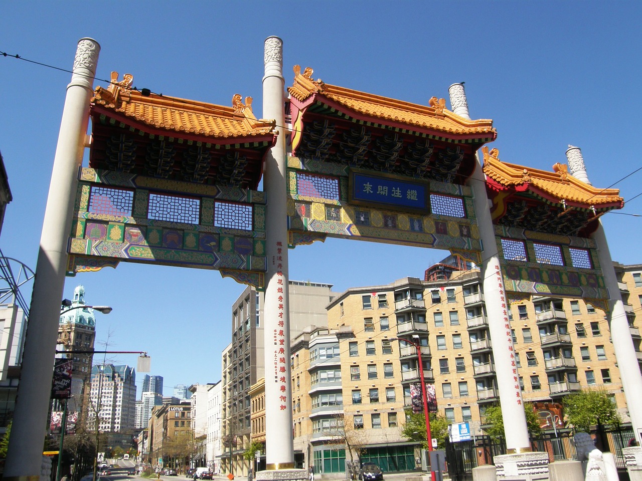chinatown gateway chinese free photo