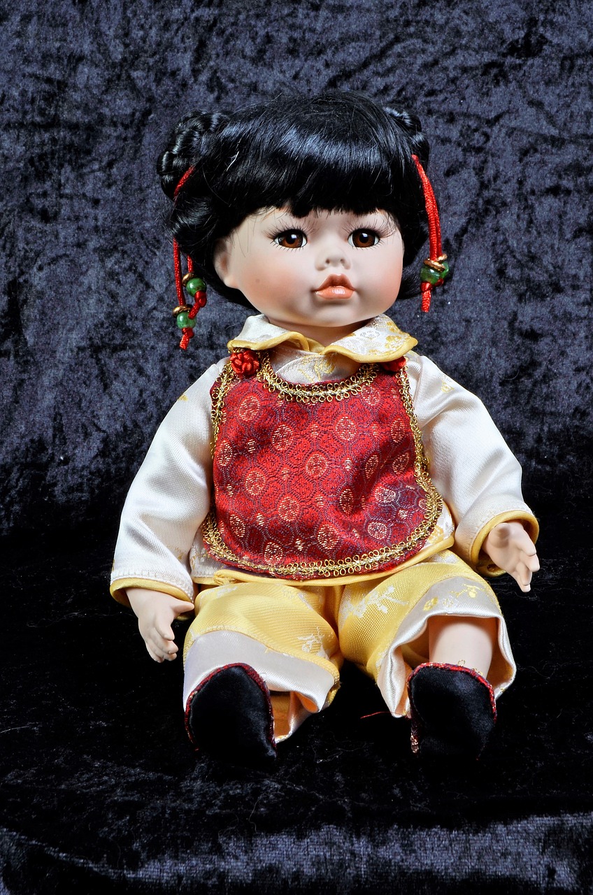 chinese porcelain doll free photo