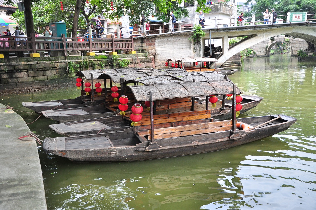 chinese boats traditional boats boats free photo