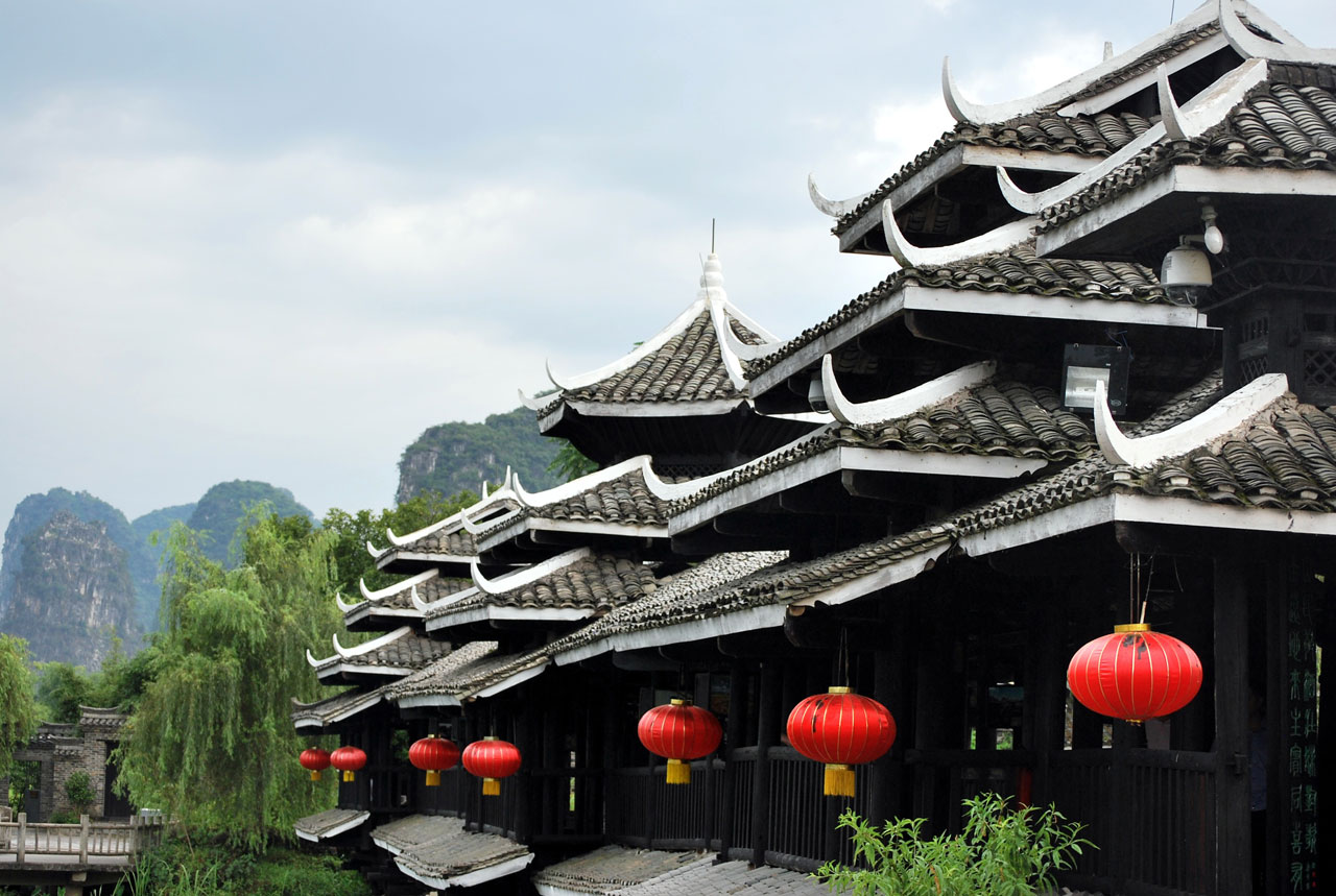 building chinese architecture free photo