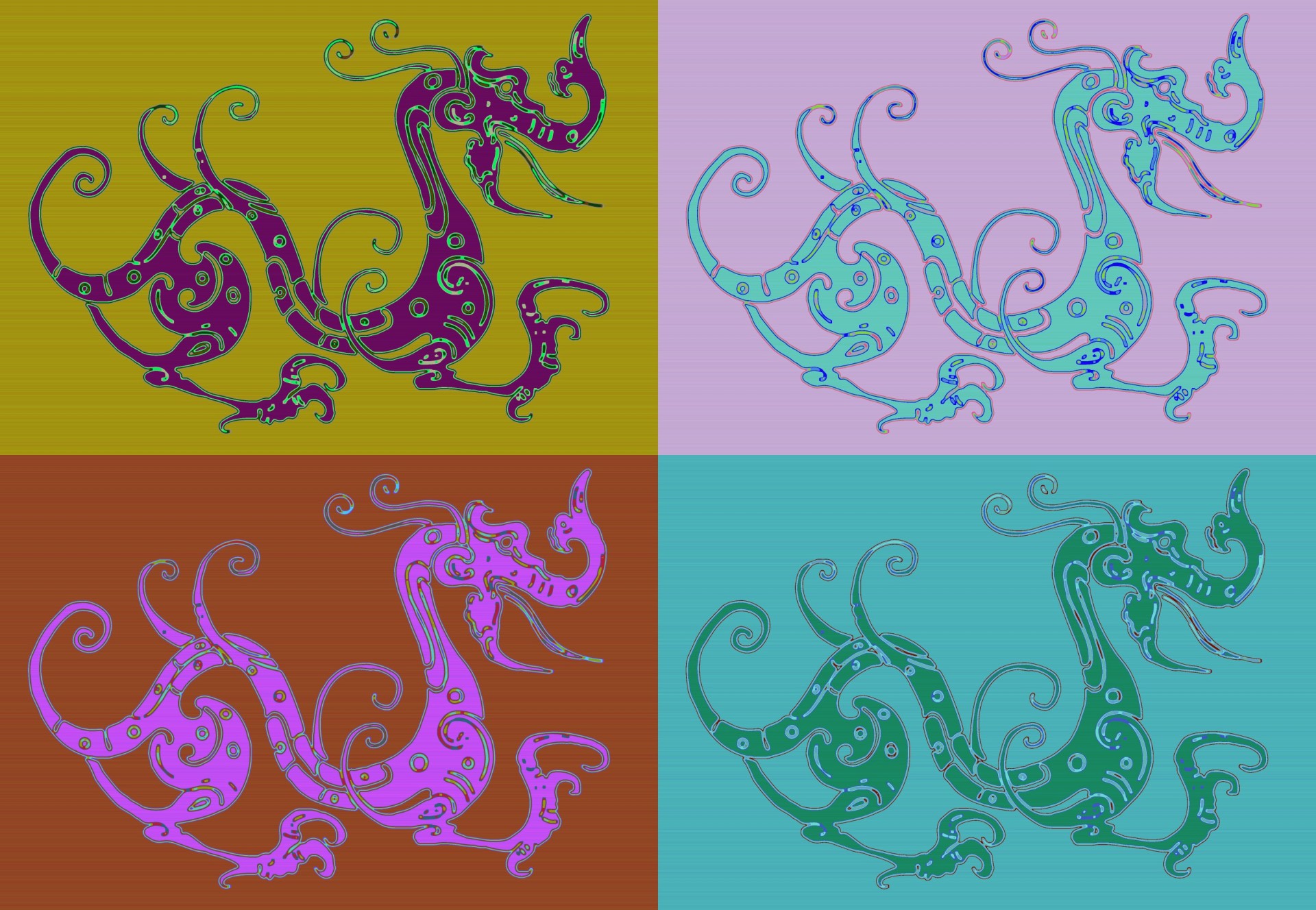 set dragons cartoon free photo