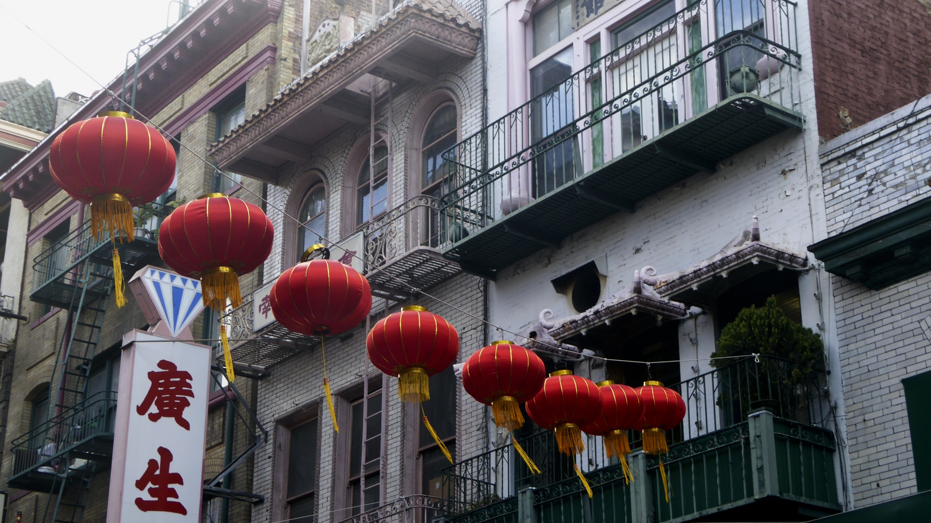 chinese lanterns red lanterns free photo
