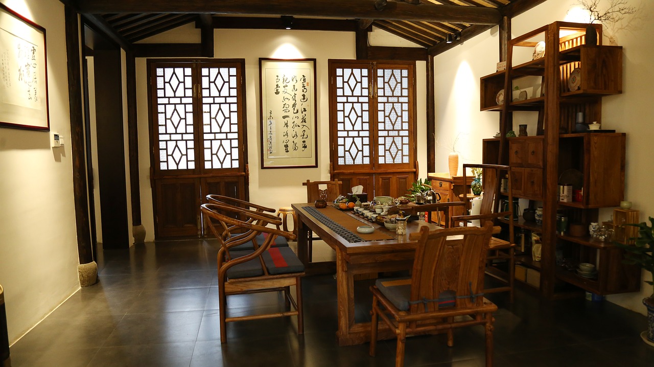 chinese style the tea room antique free photo